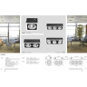 Спот NOVOTECH GESSO LED 96W карданный 358039 NV-358039