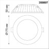 Встраиваемый светильник NOVOTECH GESSO 358807 NV-358807